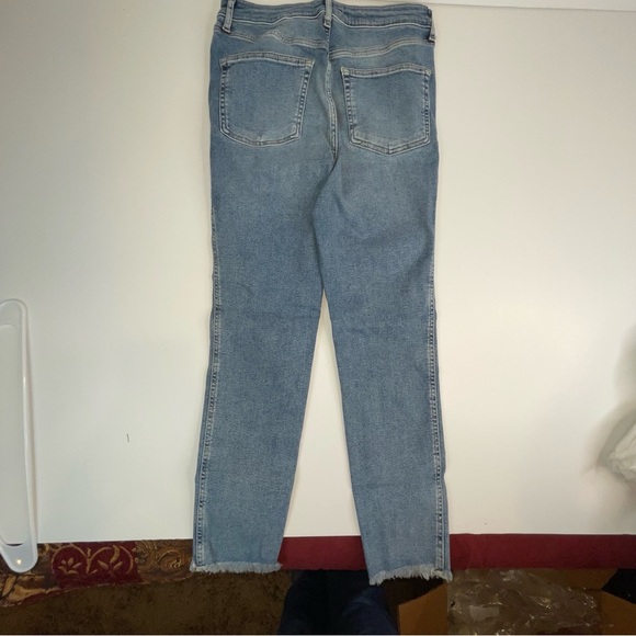 Free People Raw High Rise Jegging Sierra Wash Sz 31 - Picture 12 of 16